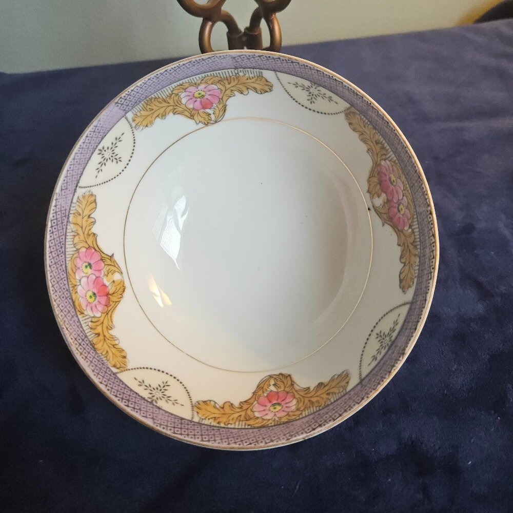 NORITAKE HAND PAINTED VINTAGE BOWL